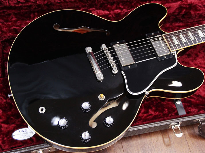 Gibson Custom Shop Historic Collection 1963 ES-335 Block Ebony Nashville Factory 2