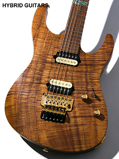 Suhr Modern 1P Curly Koa Top ボディー正面 サムネイル