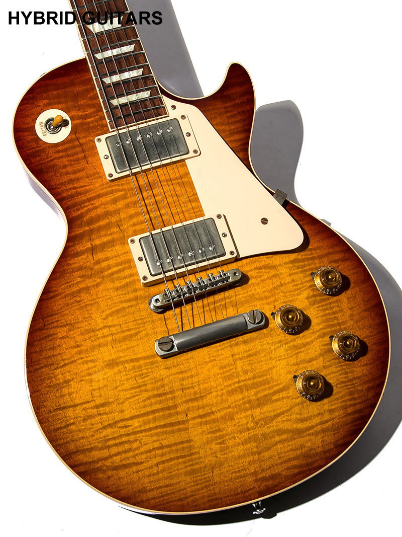 Gibson Custom Shop Historic Collection 1958 Les Paul Standard Reissue Figured VOS Kentucky Bourbon Fade 10