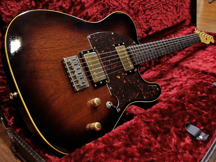 NO BRAND Telecaster Type 2Hum Sunburst 1