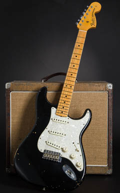 Fender Custom Shop MBS 1969 Stratocaster with Josefine Campos Hand Wound PU Relic Black Master Built by Paul Waller 2014 全体正面 サムネイル