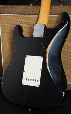 Fender Custom Shop MBS 1969 Stratocaster with Josefine Campos Hand Wound PU Relic Black Master Built by Paul Waller 2014 ボディー裏面 サムネイル