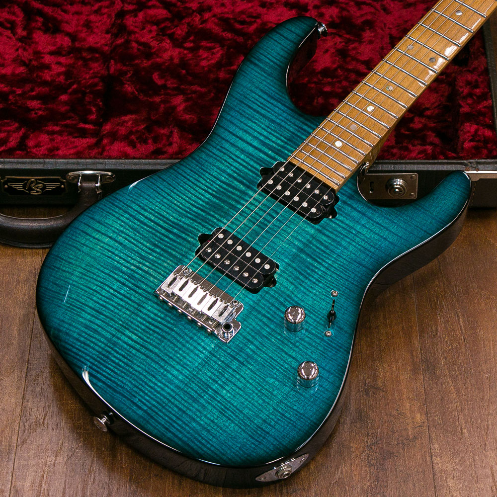 Suhr Modern Bahama Blue Black Burst 3