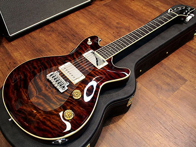 T's Guitars Arc Standard 5A Quilt Tiger Eye