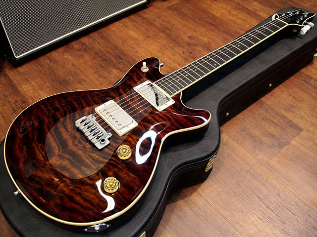 T's Guitars Arc Standard 5A Quilt Tiger Eye 1