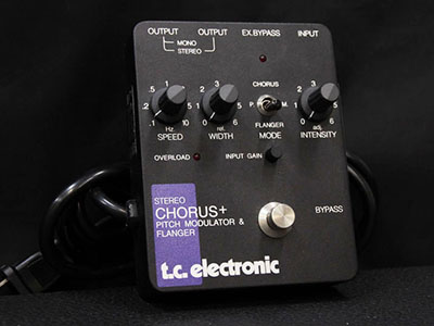 t.c. electronic STEREO CHORUS+ PITCH MODULATOR & FLANGER (SCF)