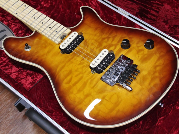 EVH Wolfgang USA Quilted Maple Tobacco Sunburst 2