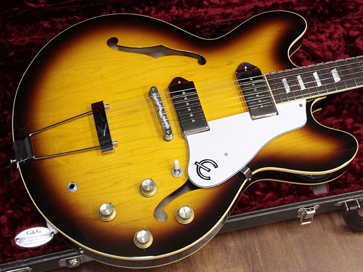 Epiphone E-230TD Japan Limited Elitist 1965 Casino Vintage Sunburst 2