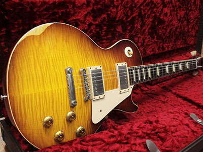 Gibson Custom Shop Historic Collection 1959 Les Paul Standard Reissue Heavily Aged 2014 Slow Iced Tea Faded
