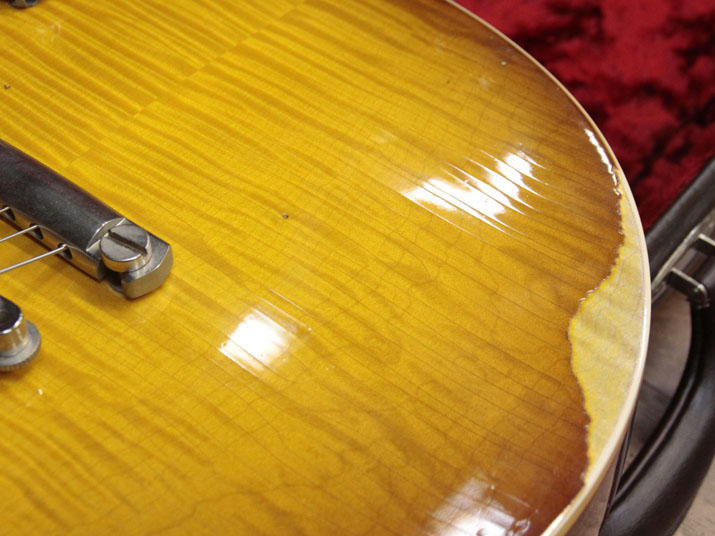 Gibson Custom Shop Historic Collection 1959 Les Paul Standard Reissue Heavily Aged 2014 Slow Iced Tea Faded 9