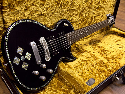 Zemaitis A24SU Black Pearl
 Abalone Diamond