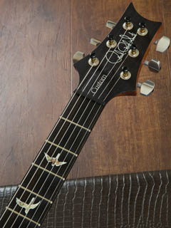 Paul Reed Smith(PRS)  Custom24 RoseNeck MushGreen 10Top 2016 ヘッド正面 サムネイル