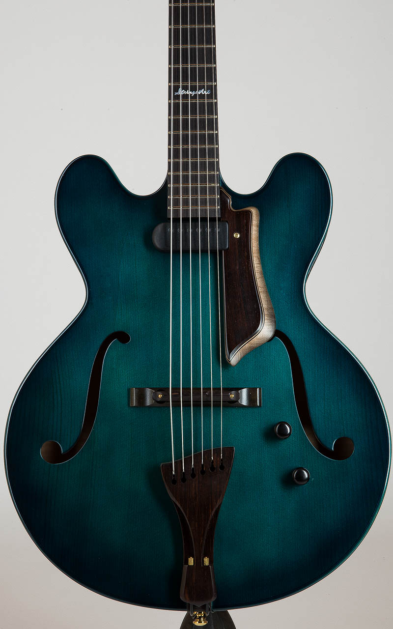 YAMAOKA ARCHTOP GUITARS Strings Art NY-5 Trans Blue 3