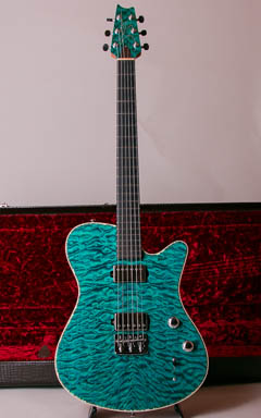 John Page Guitars AJ-Custom Avalon Binding 全体正面 サムネイル