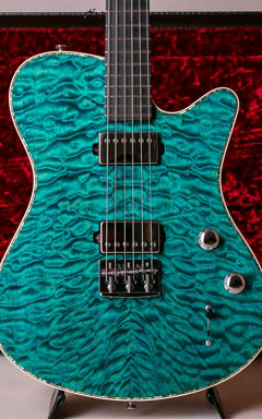 John Page Guitars AJ-Custom Avalon Binding ボディー正面 サムネイル