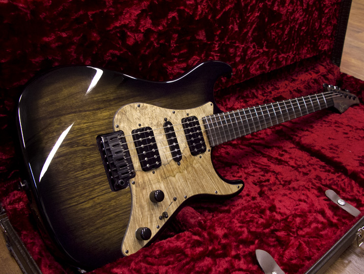 Suhr Standard Custom Black Limba Black Burst 2015 1