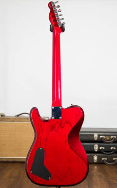 Freedom Custom Guitar Research Custom Order Telecaster Type Trans Red 全体裏面 サムネイル