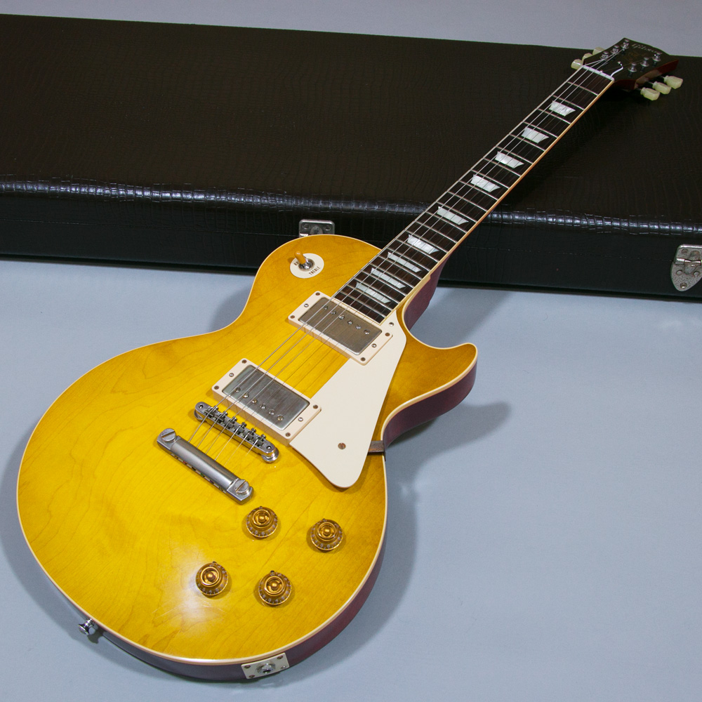 Gibson Custom Shop Historic Collection 1958 Les Paul Standard Reissue VOS Plane Top Lemon Burst 2014 1