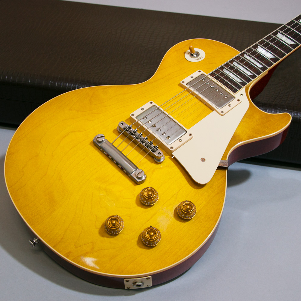 Gibson Custom Shop Historic Collection 1958 Les Paul Standard Reissue VOS Plane Top Lemon Burst 2014 2