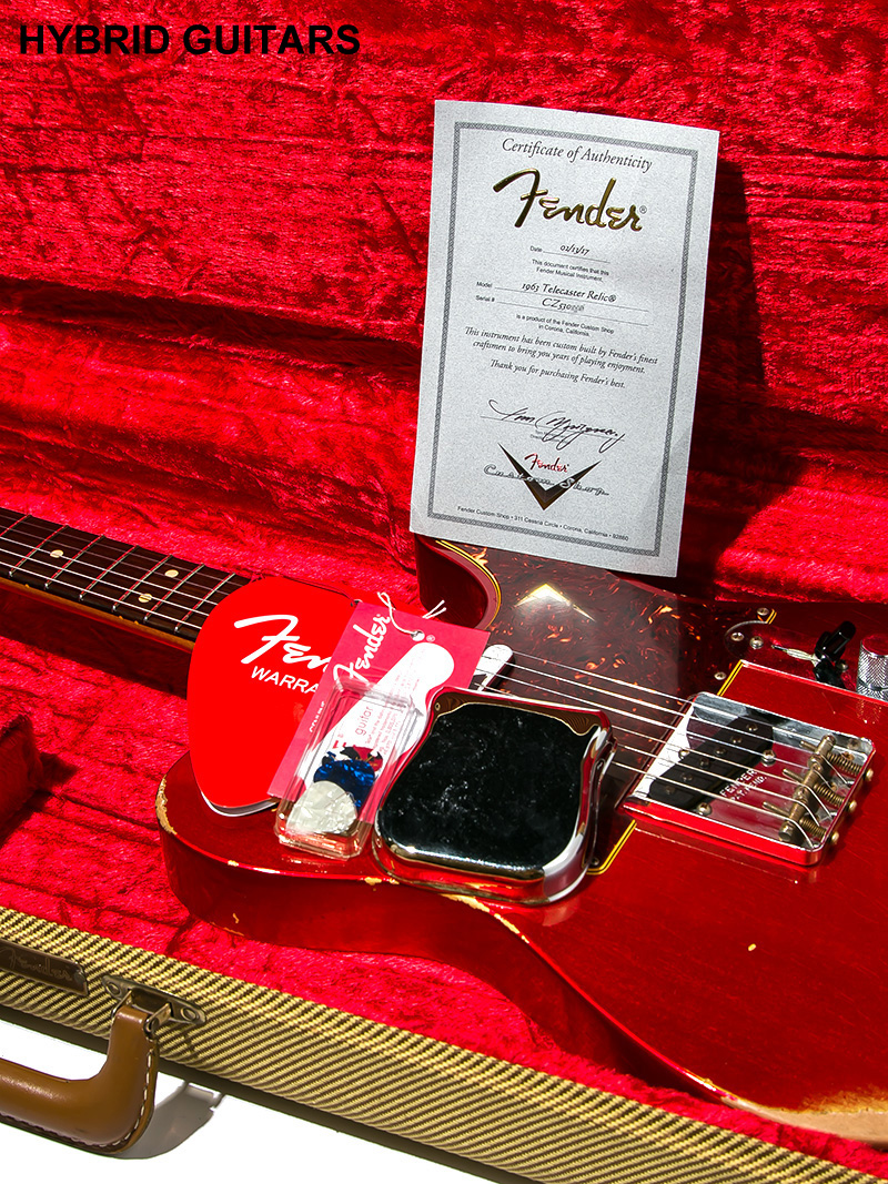 Fender Custom Shop 2017 NAMM Show Limited Edition 1963 Telecaster Relic Candy Apple Red(CAR) 15