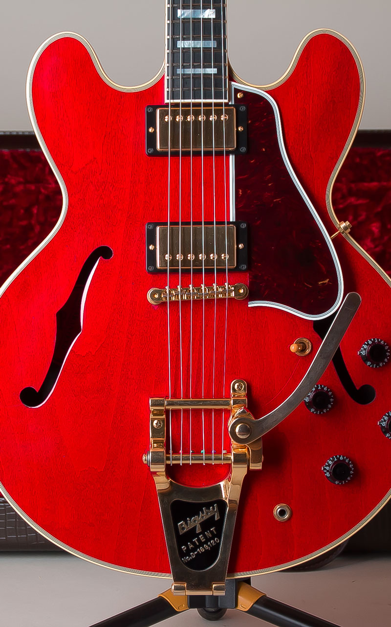 Gibson Memphis ES-355 Limited Edition Bigsby Antique Cherry 2015 3
