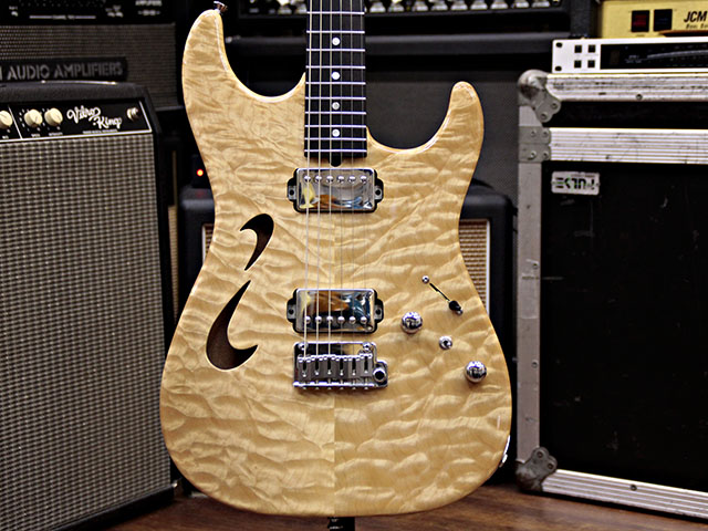 T's Guitars DST-22 Hollow Drop Top  1