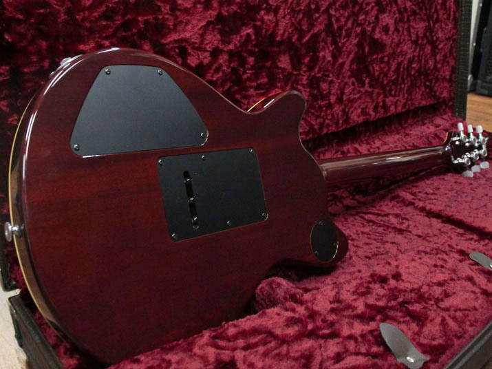 T's Guitars Arc-Standard VS100N Flame Arctic Blue 3