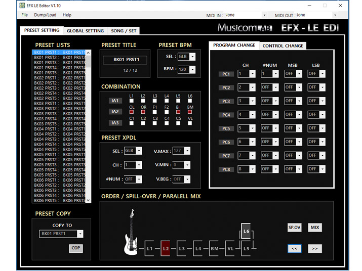 Musicom Lab EFX-LE 8