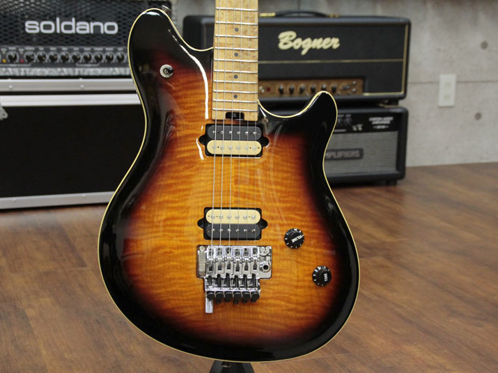 PEAVEY USA EVH Wolfgang Flame Top Tobacco Sunburst 11