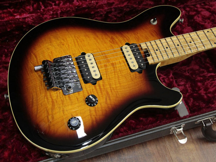 PEAVEY USA EVH Wolfgang Flame Top Tobacco Sunburst 2