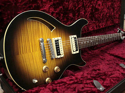 Baker USA BJ Semi-Hollow Flame Top Sunburst