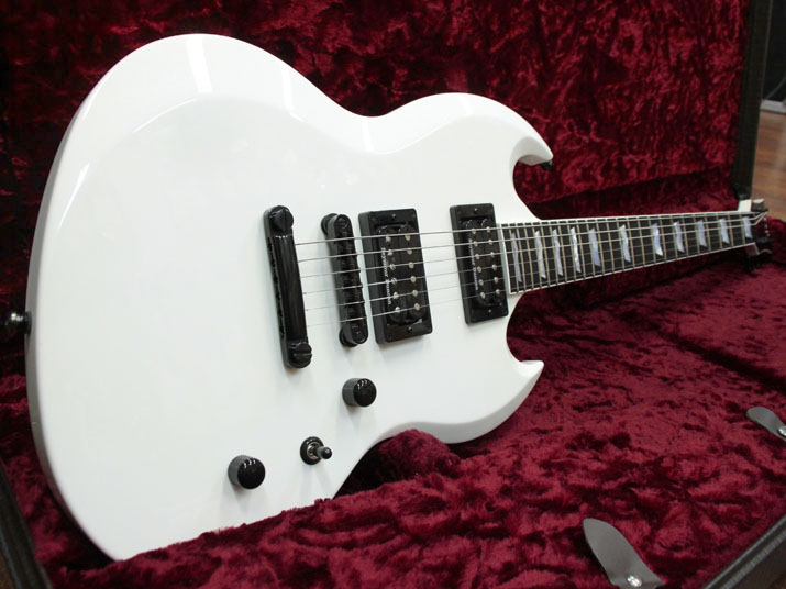 ESP VIPER Set-Neck Snow White 1