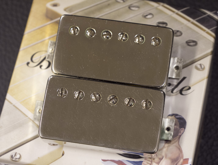 Bare Knuckle Pickups Nailbomb Set Nickel Covered 4con Short Leg 1