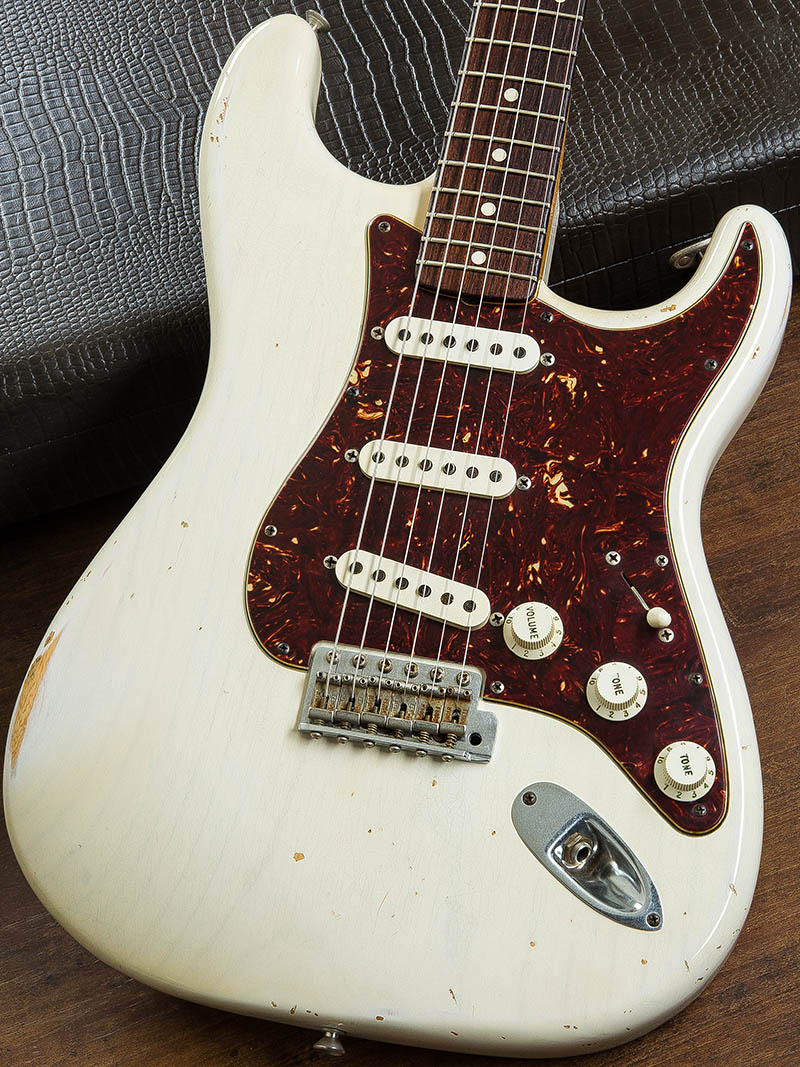 Fender Custom Shop MBS 61 Stratocaster Relic White Blonde Master Built by Greg Fessler 3