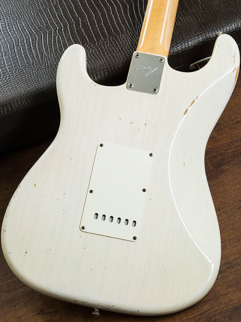 Fender Custom Shop MBS 61 Stratocaster Relic White Blonde Master Built by Greg Fessler 4