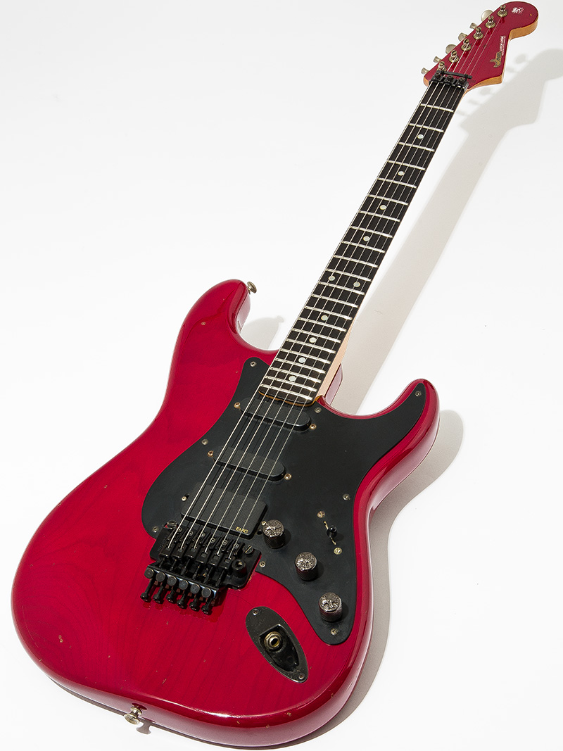 moon Stratcaster Type EMG  Trans Red 1