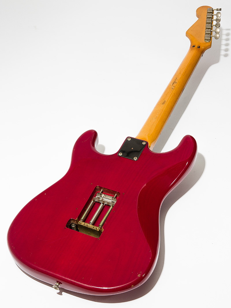 moon Stratcaster Type EMG  Trans Red 2