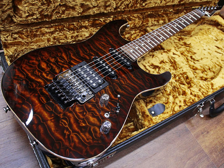 Tom Anderson Drop Top Burnished Orange Burst 1