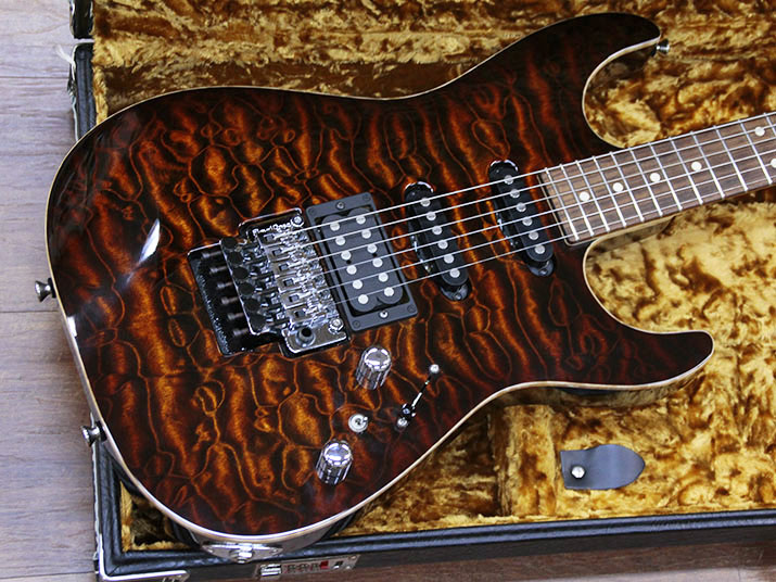 Tom Anderson Drop Top Burnished Orange Burst 2