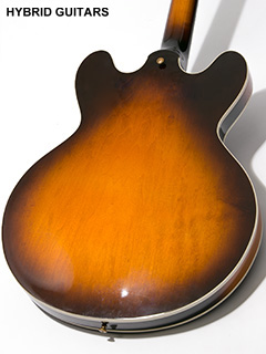 Gibson ES-347S Sunburst 1989 ボディー裏面 サムネイル