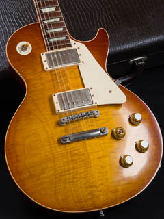 Gibson Custom Shop Historic Collection 1958 Les Paul Standard Reissue Figured VOS Push/Pull 2012 ボディー正面 サムネイル