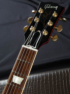 Gibson Custom Shop Historic Collection 1958 Les Paul Standard Reissue Figured VOS Push/Pull 2012 ヘッド正面 サムネイル