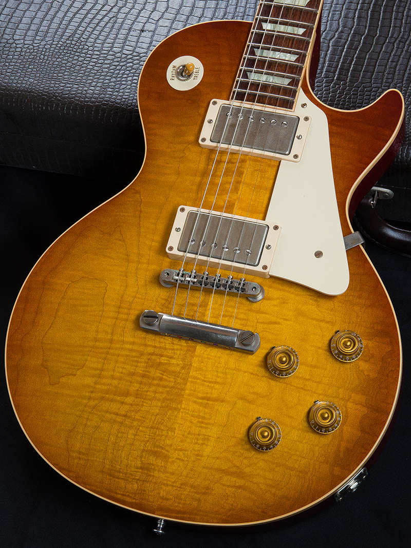 Gibson Custom Shop Historic Collection 1958 Les Paul Standard Reissue Figured Vos Push Pull 12 中古 ギター買取の東京新宿ハイブリッドギターズ