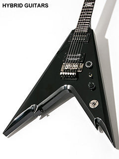 DEAN DIME Razorback V Standard Black ボディー正面 サムネイル