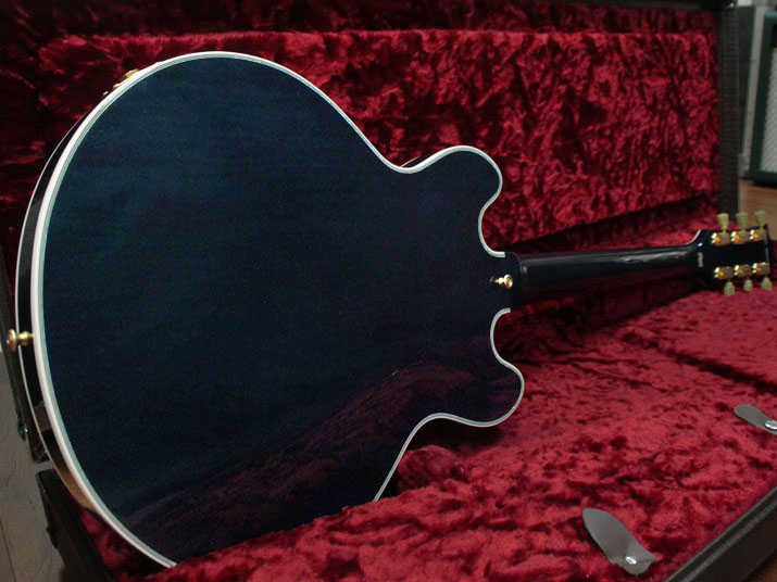 Gibson Custom Shop Limited Custom Collection CS-356 Hand Select Quilt Top/Indigo Blue Burst 3