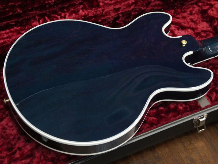 Gibson Custom Shop Limited Custom Collection CS-356 Hand Select Quilt Top/Indigo Blue Burst 4
