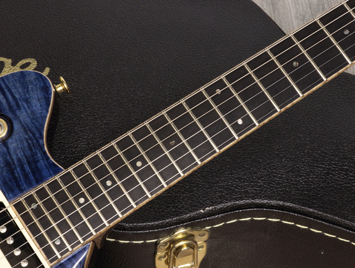 T's Guitars Arc-STD24 VS100N 5A Flame Arctic Blue 7
