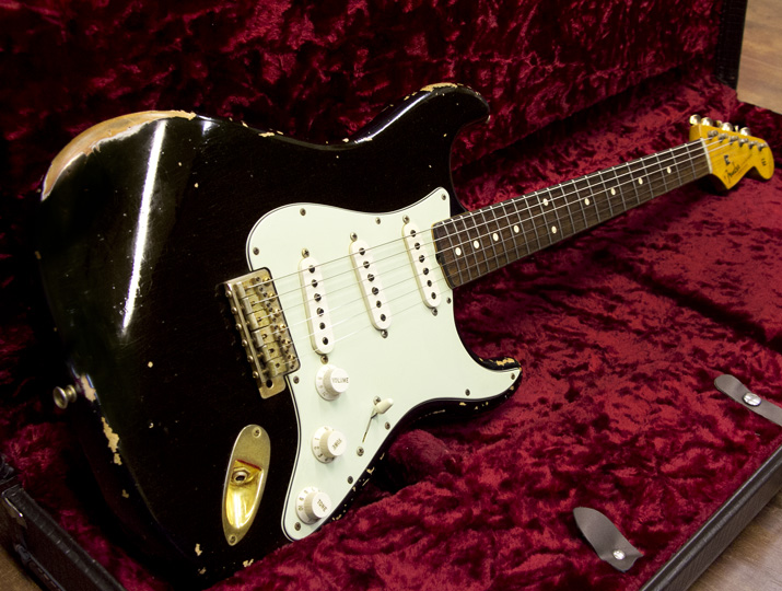 Fender Custom Shop 1960 Stratocaster Heavy Relic Black YAMANO