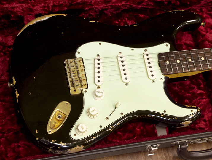 Fender Custom Shop 1960 Stratocaster Heavy Relic Black YAMANO Order 3