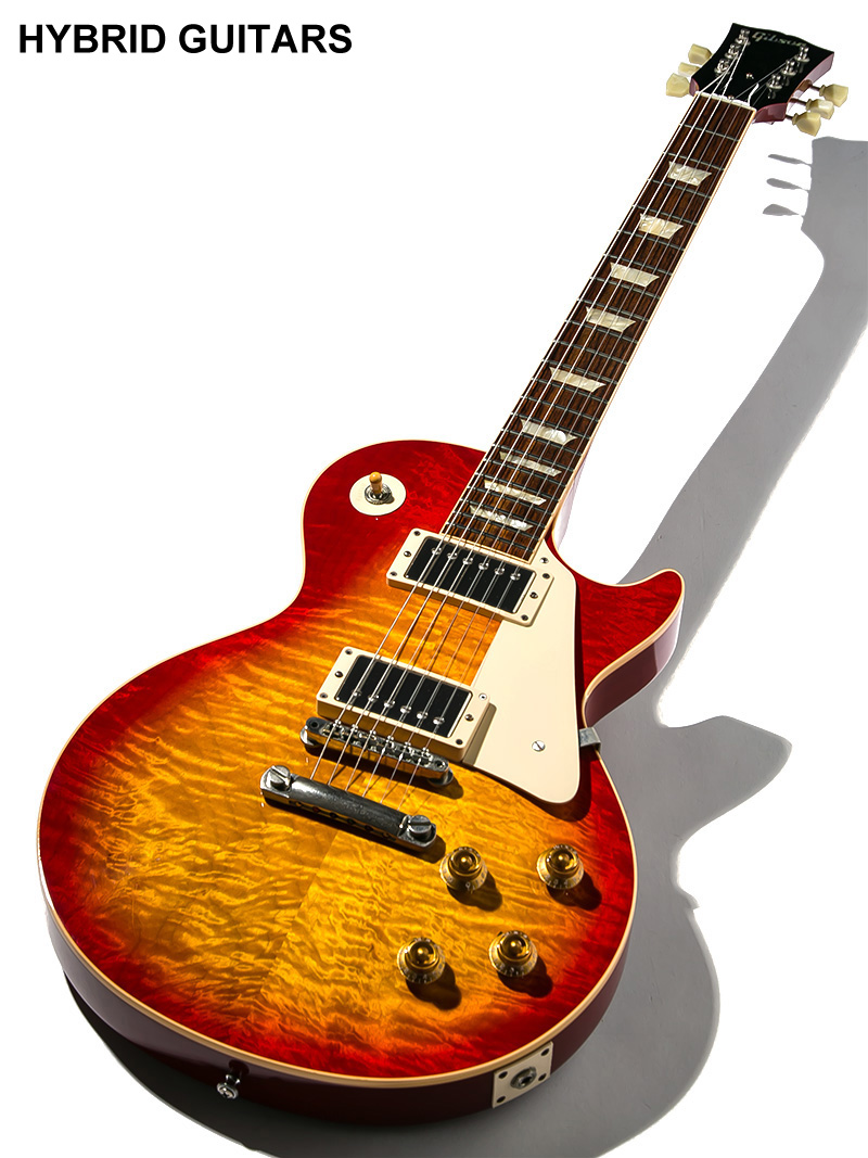 Gibson Custom Shop Historic Collection 1959 Les Paul Standard Reissue Heritage Cherry Sunburst Gloss Hard Rock Maple 1